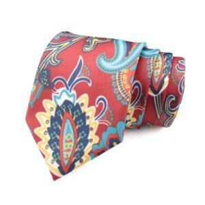 Peluche The Bewildering Flower Red Necktie for Men