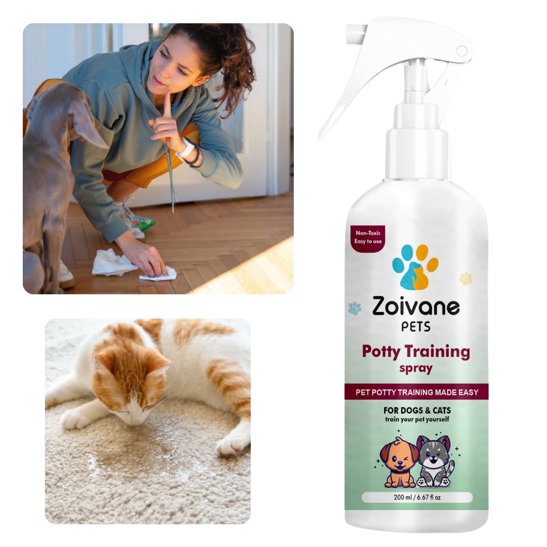 ZOIVANE Cat Potty Training Spray (200ml) | Indoor Use | No More Marking | Effective Training Aid for Kittens | Poop Spray for Pets (Pack of 1)