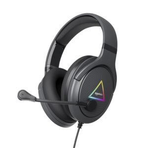 amazon basics 7.1 USB Gaming Wired Over Ear Headphones with Mic | Virtual Surround Sound | 50mm Driver | RGB LEDs (Black)