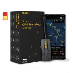 Ajjas Lite (Remote Engine Lock) – Wired Hidden GPS Tracker with Location Tracking, Geo Fence Alert, More 15+ Features for Car, Bike, Truck, Bus with (1 Year Free Premium App)