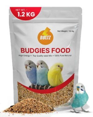 BOLTZ All Life Stages Bird Food for Budgies – Mix Seeds, Medium, 1200 g