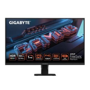 GIGABYTE GS27F 27″ SS IPS, 1920 x 1080(FHD), 165Hz/OC 170Hz, 1ms (MPRT), AMD FreeSync Premium, HDR Ready, Non- Glare Display, 300 cd/m2 (TYP), 1x Earphone Jack