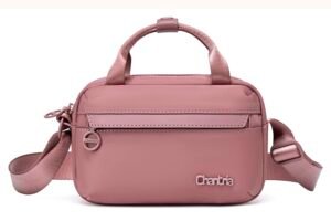 CHANTRIA Sling Bag for Women Small 1.2L Multi-functional Fashion Crossbody Bag 2 in 1 Handbag Nylon Multi-pocket Wallet for Casual Office Traveling Small Items