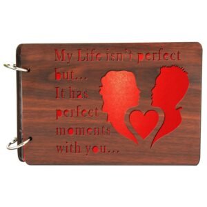 Sehaz Artworks MyLifeWithYou Scrapbook Photo Albums For 4×6 Photos For Baby Birthdays, Couples Husband Wife Wedding Anniversary Gift | Valentine Gift