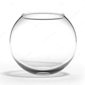 Clear Glass Fish Bowl 6 INCHES/1000 ML
