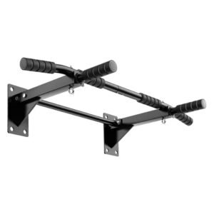 Sporto Fitness S-112 Pull Up Bar Wall Mounted Home Gym Exercise Dips Upper Body Workout Pull-up Bar (Black) (Black, Load Capacity 200 KG)