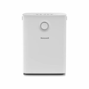 Honeywell Air Purifier for Home, 5 Stage Filtration, Covers 465 sq.ft, High Efficiency Pre-Filter, Dual HEPA Filter, Activated Carbon Filter, Removes 99.99% Pollutants & Micro Allergens – Air touch V3