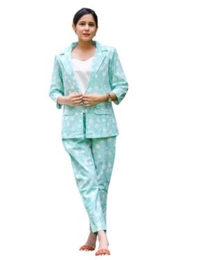 Lymio Women Blazer || Women Two Piece Blazer || Women Blazer Set || Women Ethnic Blazer (Blazer)