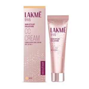 LAKMÉ CC Cream with SPF30 PA++ – Beige |Enriched with 3% Niacinamide | Conceals Dark Spots| Brightens Skin |Lightweight Moisturizer + Foundation |30 g