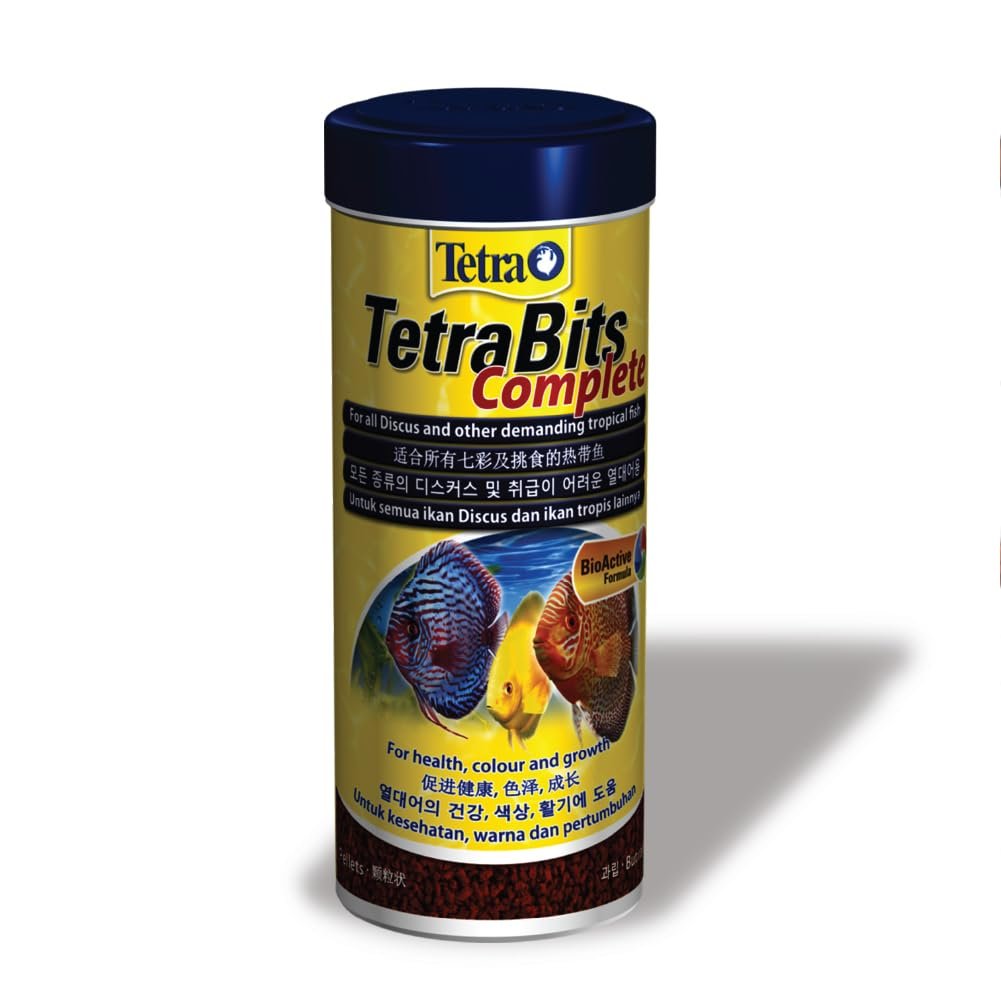 Tetra Bits Fish Food For All Discus And Other Demanding Tropical Fish To Maintain Good Health Colour And Growth Bio Active Formula 300 Gram, All Life Stages, Granule