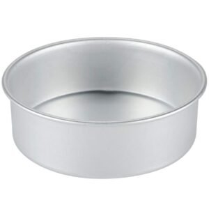 Amazon Bakeware Aluminium Round Cake Mould Cake Pan Cake Tin 8 Inches for Baking 1 kg – 1000 Grams in OTG Microwave Pressure Cooker