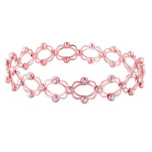 GIVA 925 Silver Zircon Studded Supple Ring Cum Bracelet | Gifts for Women and Girls | With Certificate of Authenticity and 925 Stamp | 6 Months Warranty