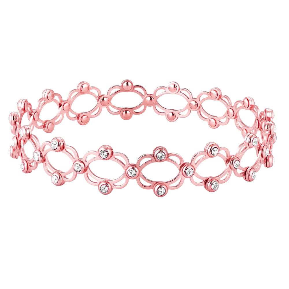 GIVA 925 Silver Zircon Studded Supple Ring Cum Bracelet | Gifts for Women and Girls | With Certificate of Authenticity and 925 Stamp | 6 Months Warranty