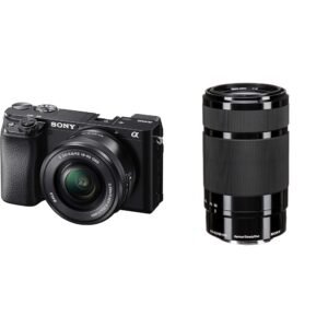 Sony Alpha ILCE 6100L 24.2 MP Mirrorless Digital SLR Camera with 16-50 mm Power Zoom Lens | APS-C Se