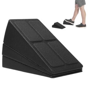 Proberos® 3PCS Squat Wedge Set, Adjustable Height & Tilt Exercise Wedges for Squats EPP, Wedge Block Slant Board, Yoga Foam Wedge Blocks, Incline Board Platform For for Squats, Yoga, Calf Stretches