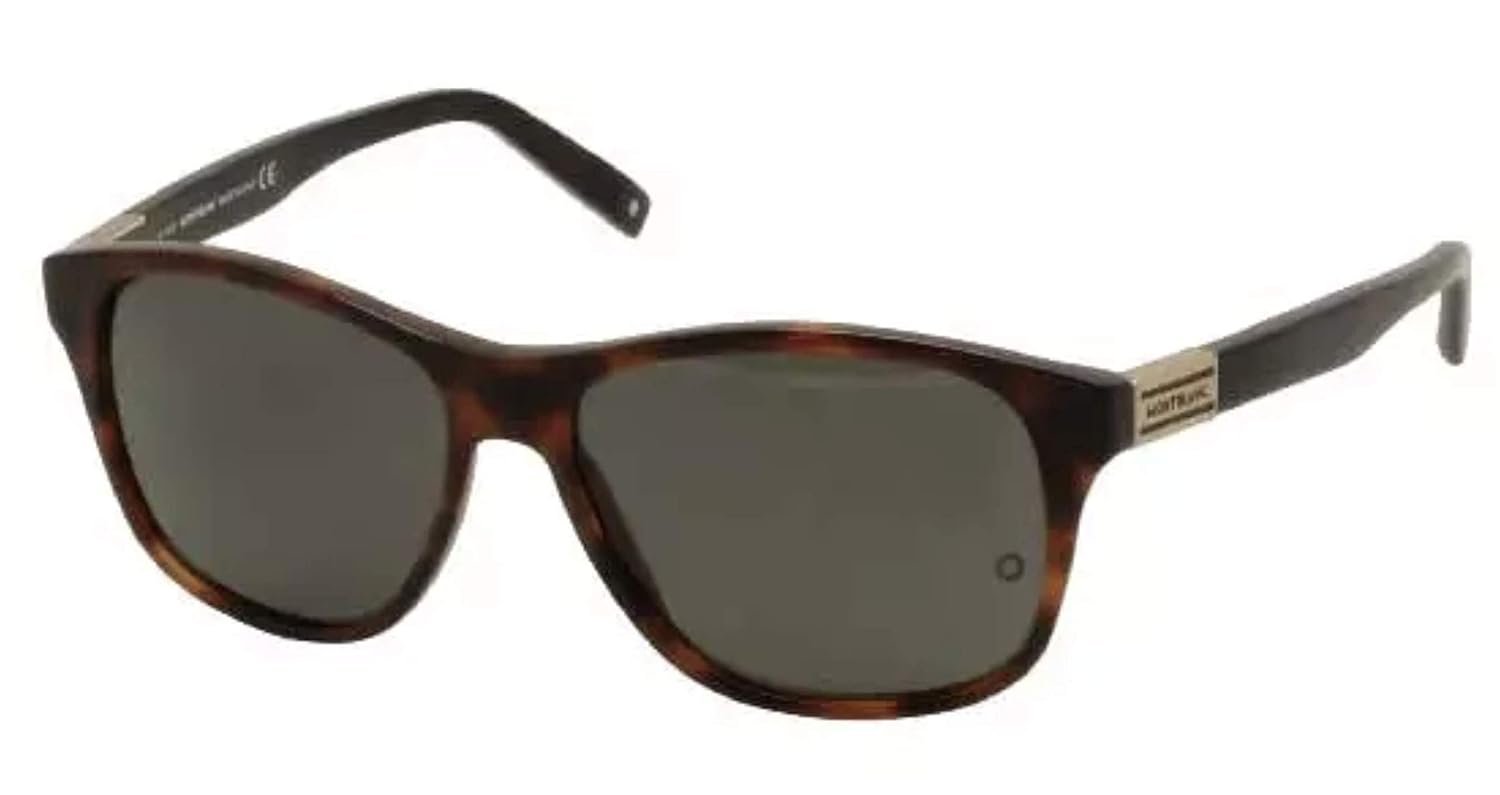 MONTBLANC UV Protected Brown Wayfarer Full rim Sunglasses for Men - MB373S 57 52R