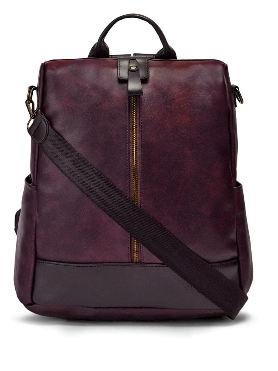 VISMIINTREND Stylish Leather Backpacks Bags for Women & Youth Girls, 13" Laptop Bag,Anti Theft, Ladies Purse Handbag, Office/Travel/College/Work/Daily Use, Birthday Gift for Wife/Sister, Rakhi Gifts