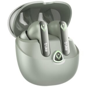 truke New Launch BTG Ultra True Wireless in Ear Earbuds, 40ms Ultra Low Latency Battle Mode™ Gaming Ear Buds, 60H Playtime, Quad Mics Crystal-Clear Calls, Fast Charging, BT 5.4, Noise Cancellation