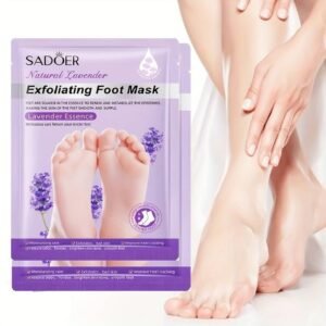 Peeling & Exfoliating Foot Mask for Baby Soft Feet Hydrates Feet Peeling Mask for Removes Dry Dead Skin,Cracked Heels &Calluses Natural Exfoliator for Men and Women (Lavender)