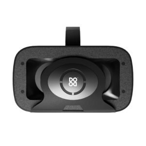 Dood (15 Years Warranty) VR Headset Compatible with iOS & Android Support 4.7-7.2 inch Virtual Reality 3D Glasses Headset with Advanced Touch Button | Make in India (Black)