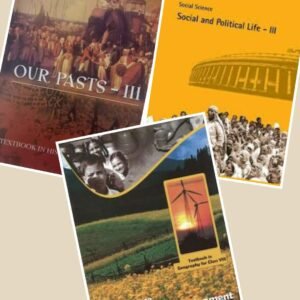 Ncert books history our past III and Social and political life III, Resources and Development geography set of( 3) books for class 8 (III) in english