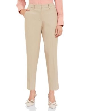 Symbol Premium Women’s ‘Desk-to-Dinner’ Slim Fit 4-Way Stretch Formal Trousers (Flexi-Waist | Easy Care)