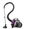 Amazon Basics 18kPa Bagless Cyclonic Cylinder Vacuum Cleaner | Power Suction | Low Noise | HEPA Filter | 1.5L Capacity | Accessories Included (Black & Purple)