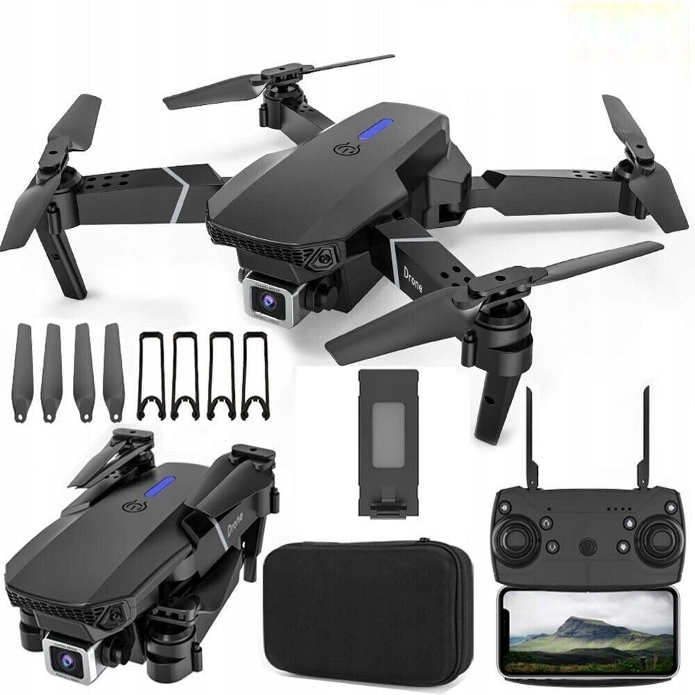 Amazplus-Foldable-Remote-Control-Drone-With-Camera-Hd-Wide-Angle-Lens-Optical-Flow-Positioning-1800Mah-Battery-Wifi-Fpv-4-Axis-Camera-Dual-Flash-Lights-Drone-Camera-4K-1080P-Mini-Drone-Camera-Drone