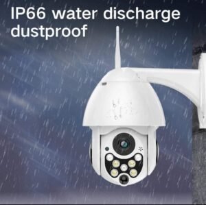 QUINCH 12MP HD Wireless WiFi Outdoor PTZ Security Camera with Full-Color Night Vision Two-Way Audio Cloud Storage ALART SIRAN Motion Detection Available