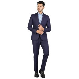 WINTAGE Men’s Polyester Cotton Two Piece Suit