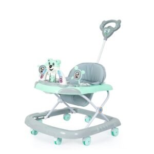 Panda Baby Products Baby Walker with Musical Toy Bar Rattles and Activity Toys Green Colour