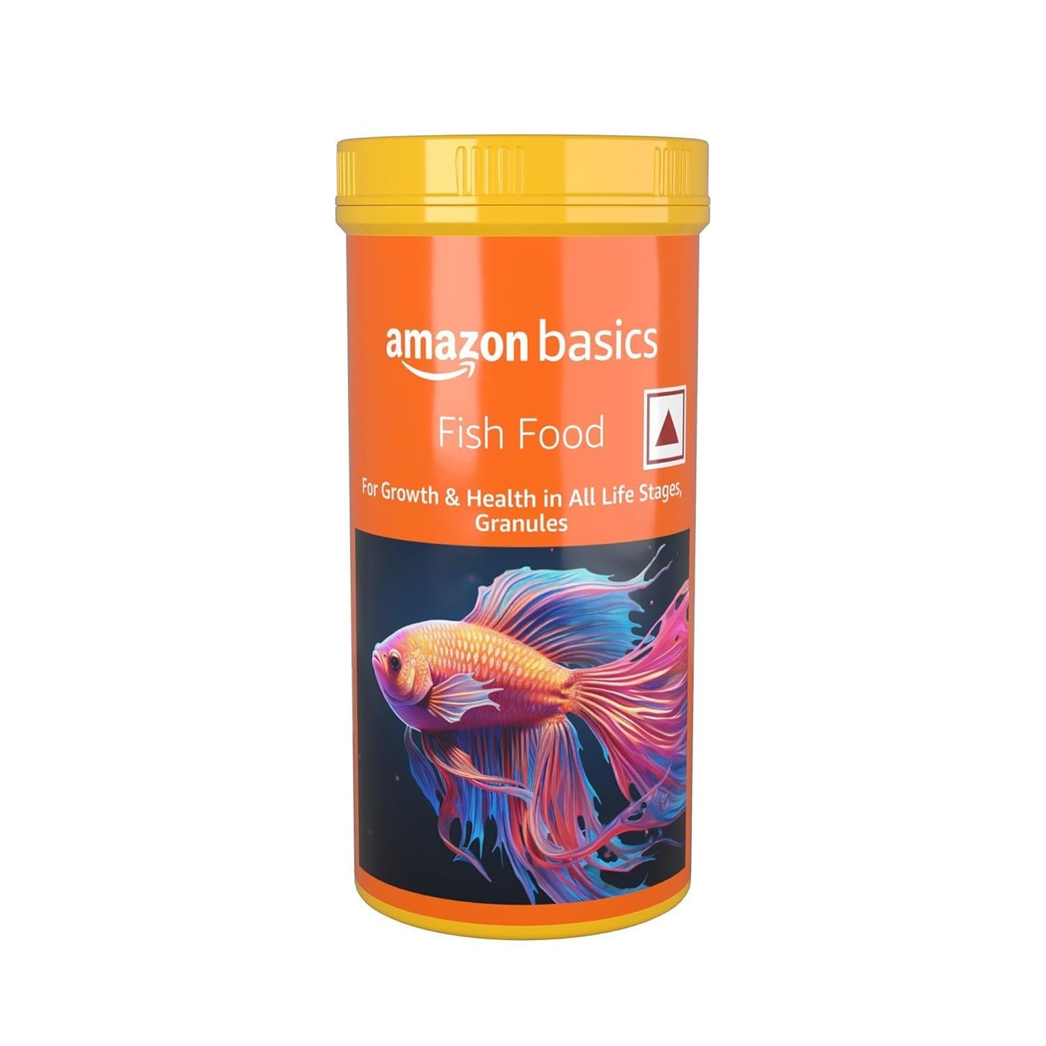 Amazon Basics Complete Granule Fish Food | 300 Gram | for Growth and Health | Fish in All Life Stages