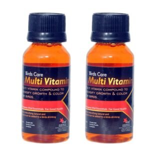 VAYINATO® Birds Care Multi Vitamin 60ML (Pack of 2) for All Birds Health Supplements by Petzlifeworld