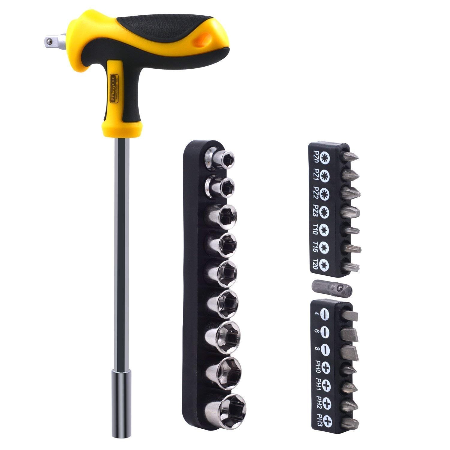 KP2® 25 In 1 Multi Bits Hex Socket Wrench Screwdriver Set Deep Nuts Driver Full set