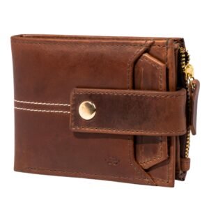 Lamia Italiana | Leather Wallet for Men I RFID Blocking Wallet for Men | Card Slots 2 Currency Compartments I 2 Hidden Pocket Stylish Purse for Gents/Best for Gifting | Card Holder | Chain Pocket