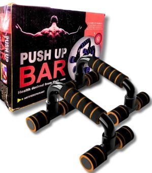 MAGNIDUDE Pushup Stand for Home Workout | Parallettes with Non-Slip Grip | Push Up Bar for Men & Women | Home Gym Equipment | Durable Exercise Gear (120 KG Capacity)