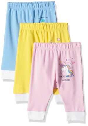 Amazon Brand – Jam & Honey Baby-Boy’s Relaxed Printed 100% Soft & Pure Cotton || Comfortable & Durable Knitted || Lightweight Unisex Joggers (Pack of 3 & 5)