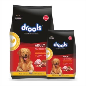 Drools Adult Dry Dog Food Chicken and Egg, 3kg with Free 1.2kg, Total 4.2 kg Pack