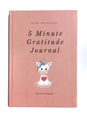 5 Minute Gratitude Journal – Self Help Personality Development Book, a Quick Moments of Thankfulness, and Your Daily Dose of Gratitude (Pink)