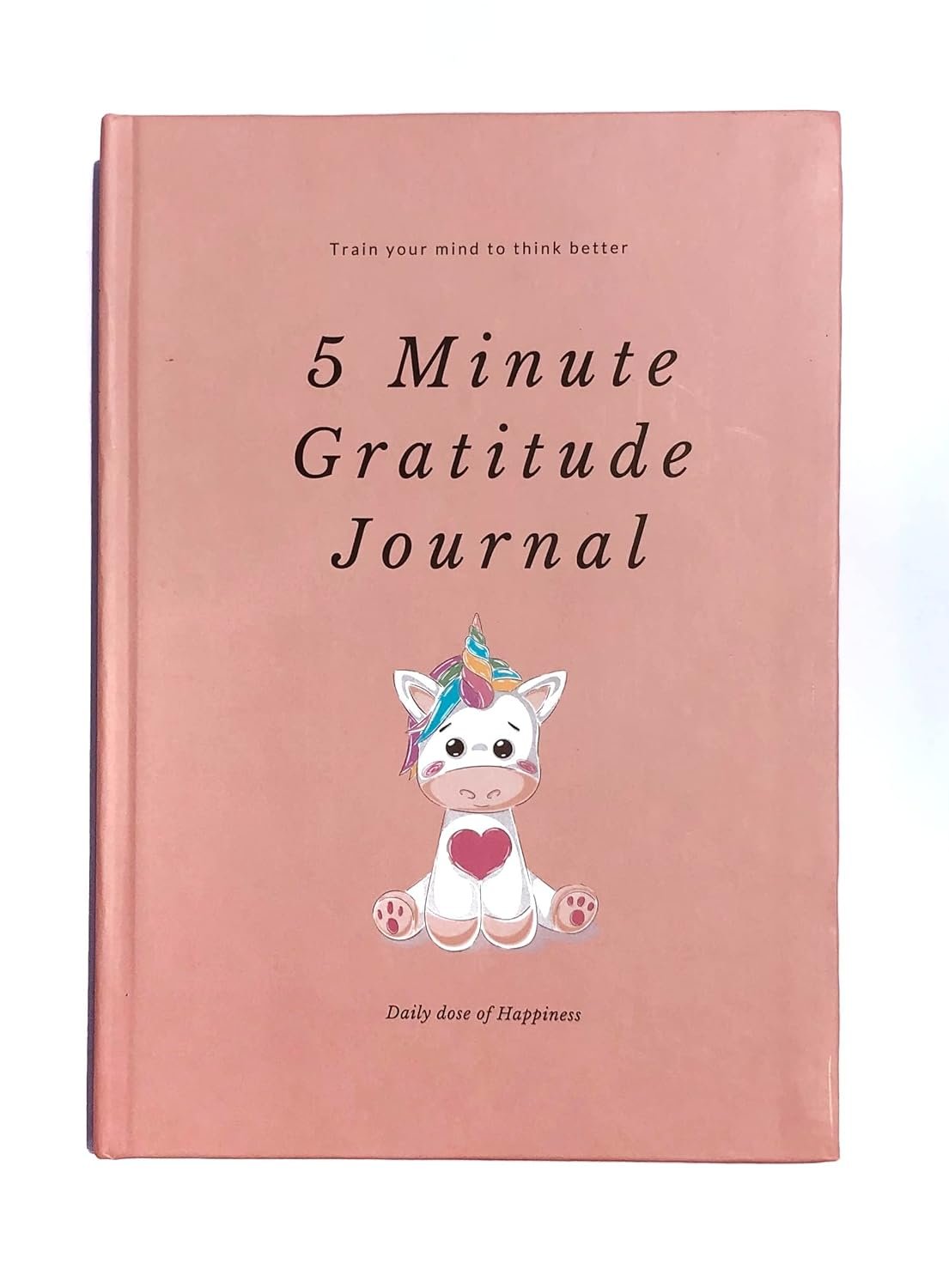 5 Minute Gratitude Journal - Self Help Personality Development Book, a Quick Moments of Thankfulness, and Your Daily Dose of Gratitude (Pink)