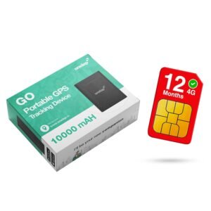 Onelap GO (with 12 Months 4G SIM Recharge) – Wireless GPS Tracker for Car, Kids School Bag, Scooty, Trucks or Anything | Voice Monitoring | Magnetic Grip | 1 Year Android & iOS App.