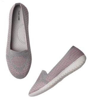 Marc Loire Women’s Athleisure Knitted Active Wear Slip-On Ballet Loafer Shoes for Daily Walking