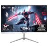 ZEBRONICS EA224 24″(60.4cm) Slim Gaming Monitor, 165Hz, FHD 1920×1080, 16:9 Aspect Ratio, 250Nits, 16.7M Colors, Dual Input – HDMI + DP, 3.5mm Jack, Built-in Speakers, Metal Stand, Wall Mountable