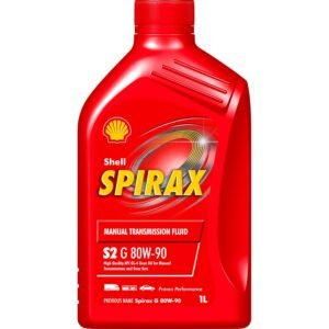 Shell Spirax S2 G 80W-90 API GL-4 Gear Oil for Cars of All Fuel Types (1 L)
