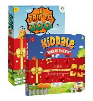 Kiddale 2 Pack Trip to Zoo and Music on The Farm Musical Interactive Sound Books