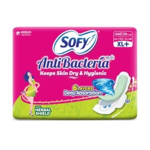 Sofy Anti Bacteria Extra Long Sanitary Pads, Pack of 30