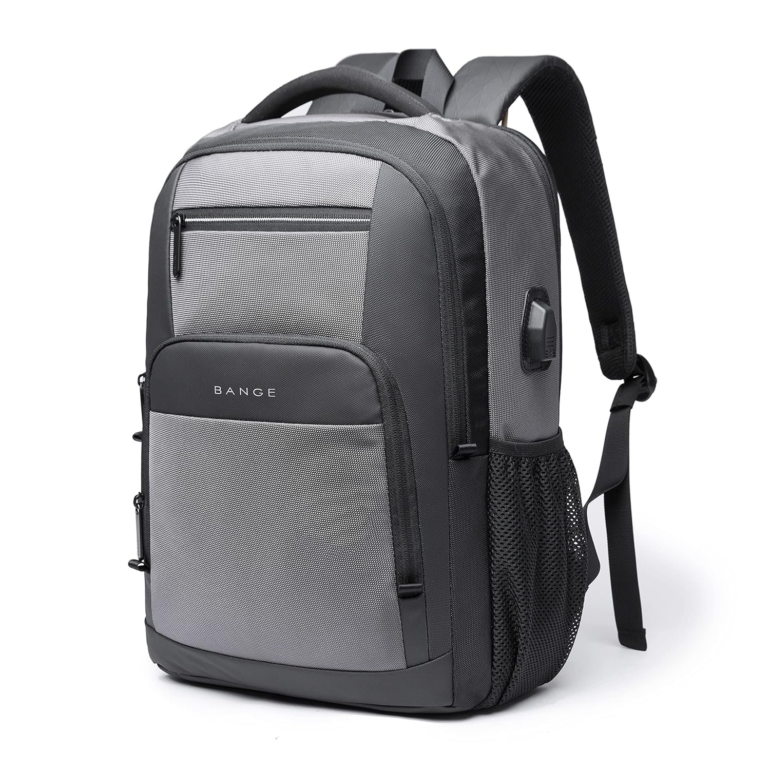 Red Lemon Swiss Cut Design 15.6" Laptop Backpack for Men and Women, Stylish 26L Capacity, USB Charging Port, Anti-Theft Pocket & Accessories Organizer