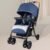 R for Rabbit Poppins Joy Stylish Baby Stroller | Pram for Kids with Reversible Handle | New Born Babies Stroller for 0 to 3 Years Boy and Girl (Blue Grey)