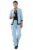ZICADA Solid Relaxed 2-Piece co ord Set for Women & Girls. |Co-ord Set for Women| Formal Printed co ord Set for Women & Girls.| Co-ord Blazer and Trouser Set for Women & Girls. Sky