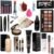 Professional Makeup Kit with Makeup Brushes, Eyeliner, Kajal, Compact, Lipstick, Fixer, Primer, Contour, Foundation, Makeup Puffs (Pack of 19)